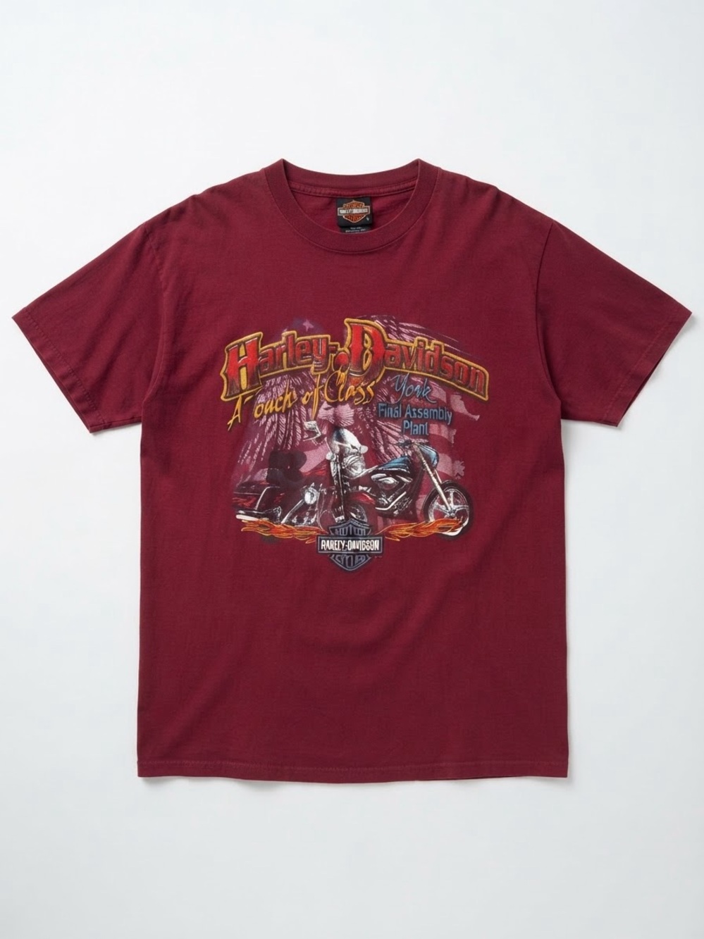 Vintage Harley-Davidson T-shirt Men’s 2XL York Final Assembly September 2001
